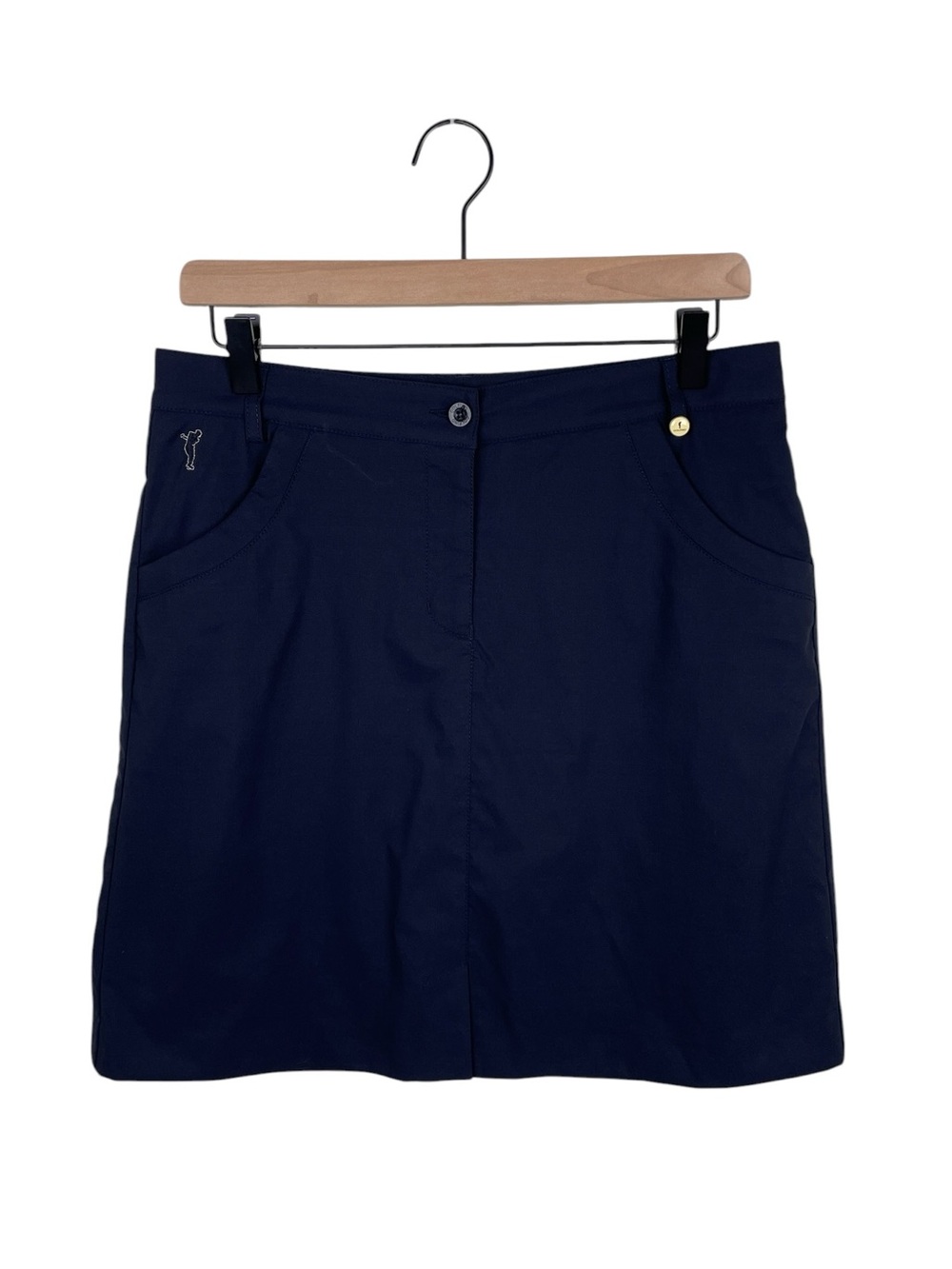 Golfino Women’s Navy Blue Performance Golf Skort Size 8 Sporty Preppy Skirt